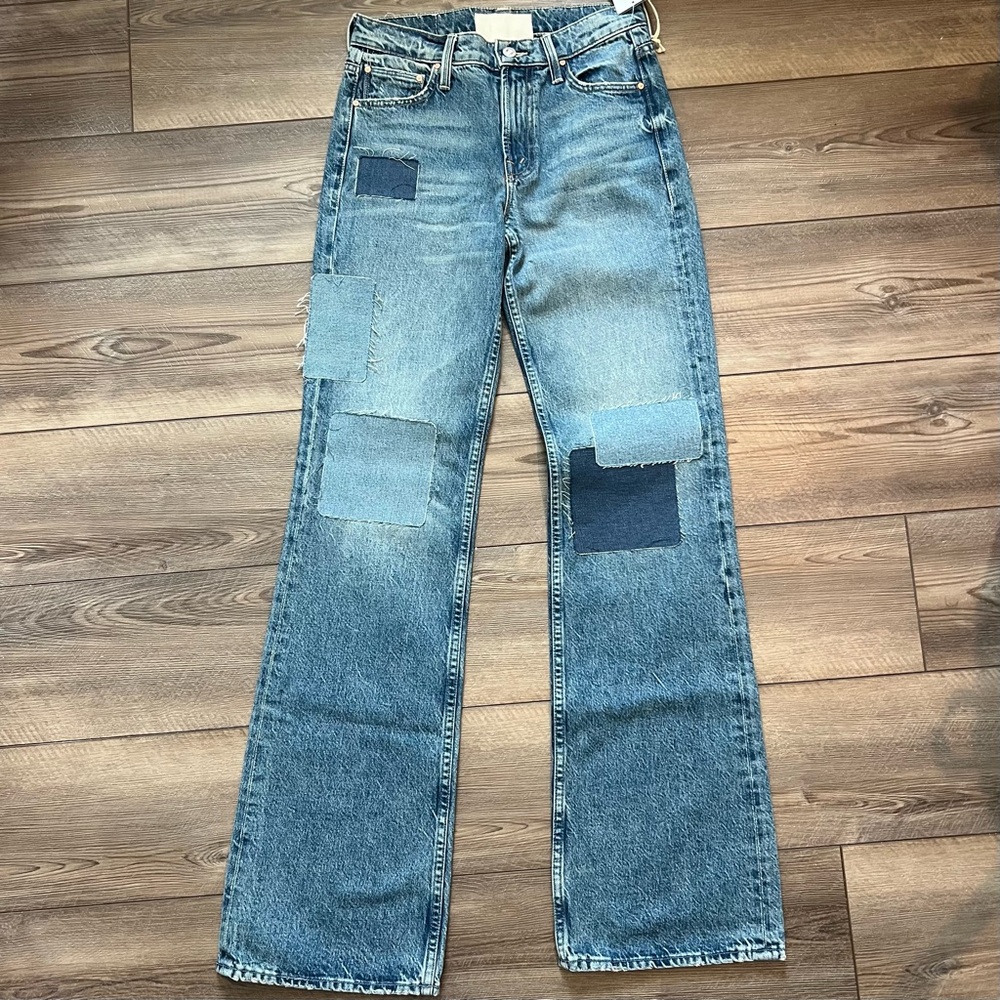 NWT Mother The Bookie Heel Wash: Ironing Things Out Sz 25